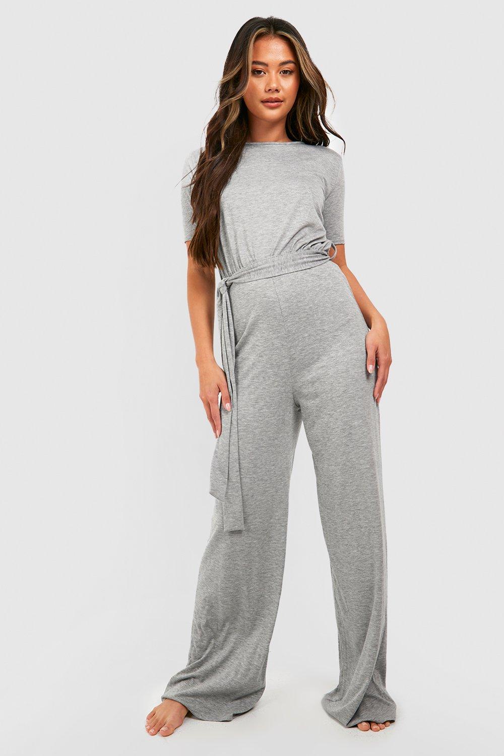 Grey jumpsuit outlet shorts